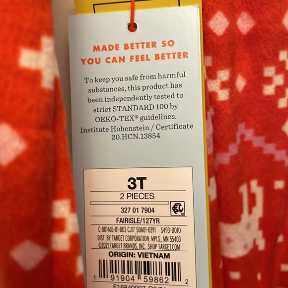 Fleece Christmasy toddler pyjamas - Picture 5 of 6